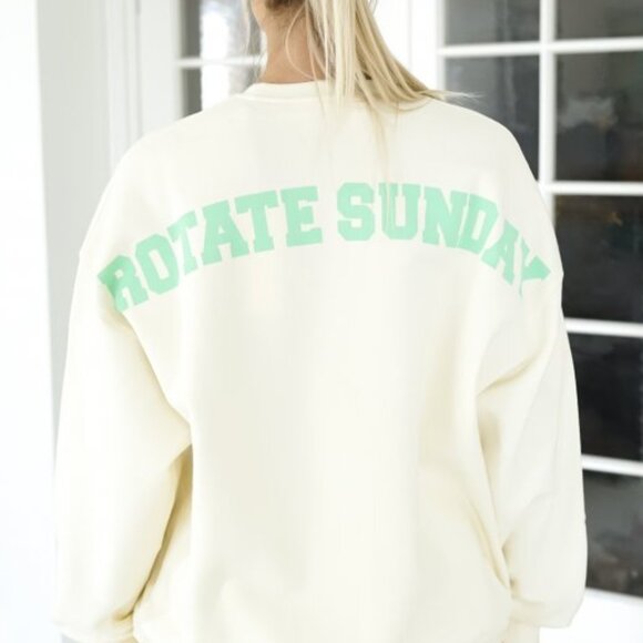 ROTATE Birger Christensen - Ivory Sweatshirt and Shorts - Size XS - Picture 15 of 15